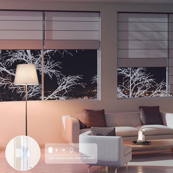 ONVIS Smarter Tür- und Fenstersensor, Door Window Kontaktsensor für Fenster, Bluetooth, Thread, Mitt