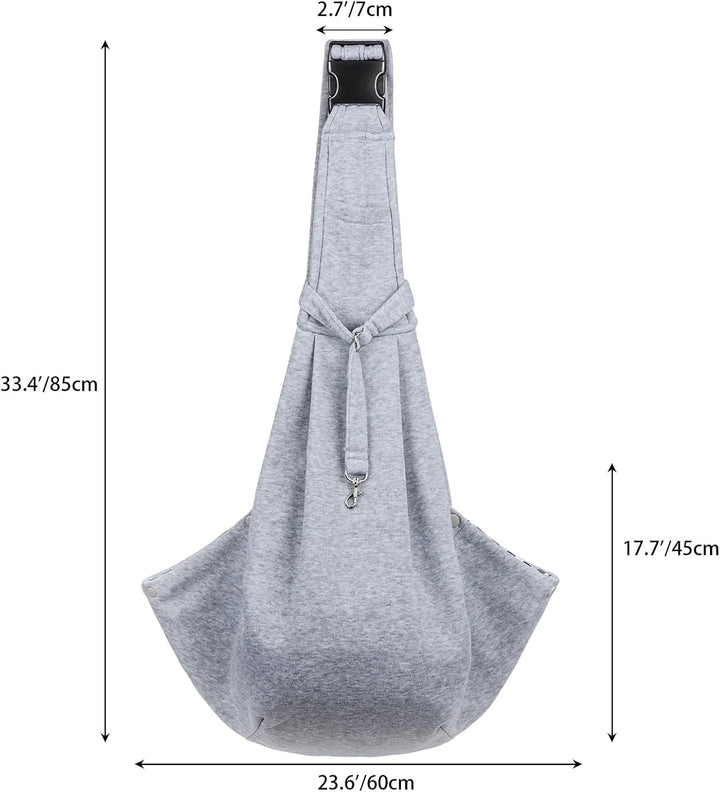 Sarsumir Hundetragetasche Verstellbare Schultergurt Tragetuch Hund Umhängetasche für Haustiere Klein