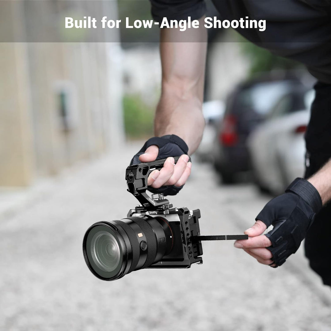 SMALLRIG NATO Top Handle, Griff mit NATO Schnellspanner für Kamerakäfig, universelles Video Rig mit