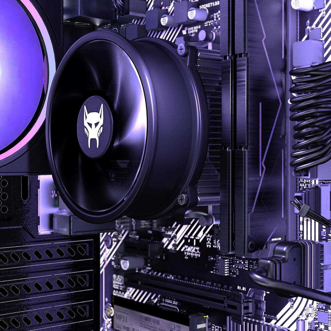 BEASTCOM Q3 Gaming PC Set Komplett, AMD Ryzen 3 4X 4,00GHz 8 Threads, 4K Vega 6 Grafik, 16GB RAM, 1T