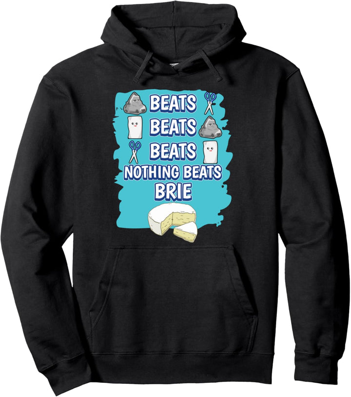 Brie Rock Paper Scissors Game Brie Pullover Hoodie