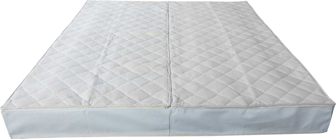 Frottee Wasserbettbezug Auflage Bezug Baumwolle für Wasserbett Rundumbezug (180 x 220 cm), 180 x 220