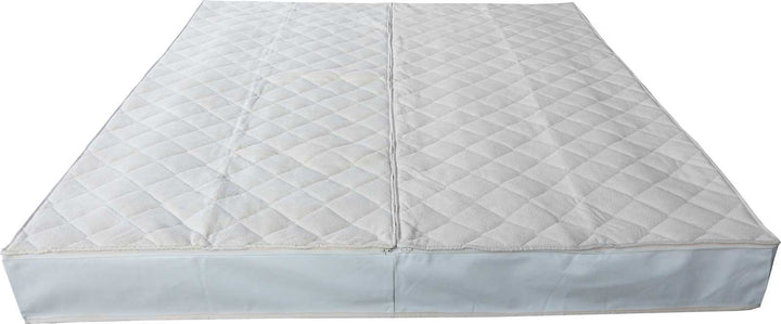 Frottee Wasserbettbezug Auflage Bezug Baumwolle für Wasserbett Rundumbezug (180 x 200 cm), 180 x 200