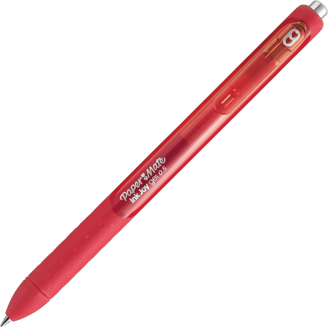 Paper Mate InkJoy Gelstifte | mittlere Spitze (0,7mm) | rot | 12 Stück Rot 12 Stück (1er Pack), Rot