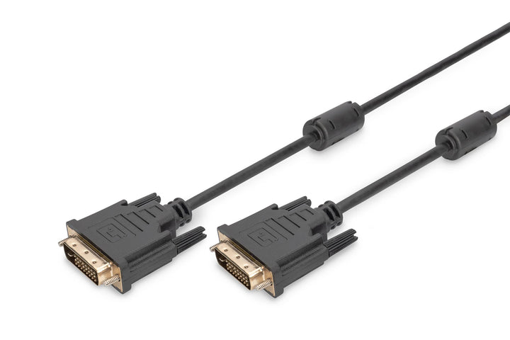 ASSMANN - DVI-Kabel - Dual Link - DVI-D (M) - DVI-D (M) - 10 m Full HD - DVI 24+1 - 2x Ferrit Filter