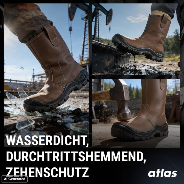 Atlas Sicherheitsstiefel AB 825 XP, schwarz, 45.0