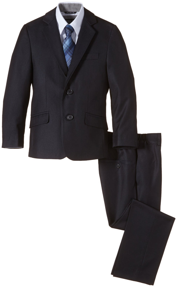 G.O.L. Jungen Bekleidungsset 4-tlg. Anzug, bestehend aus Sakko, Hose, Hemd, Krawatte, 140 Blau (Navy