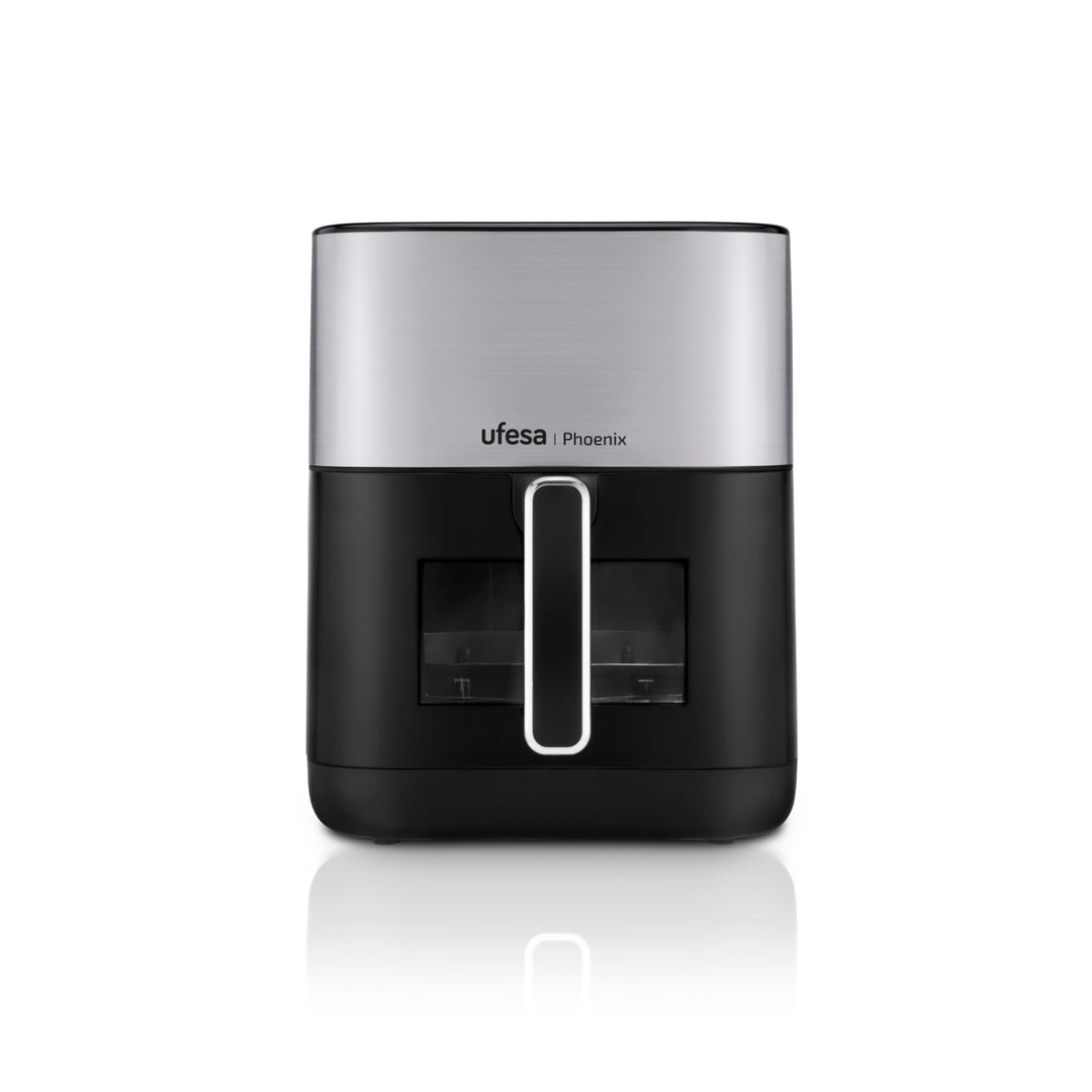 Ufesa Phoenix, Air Fryer mit Dampf, Doppelter Widerstand, 6 L, 1800 W, 10 Vorprogrammierte Programme