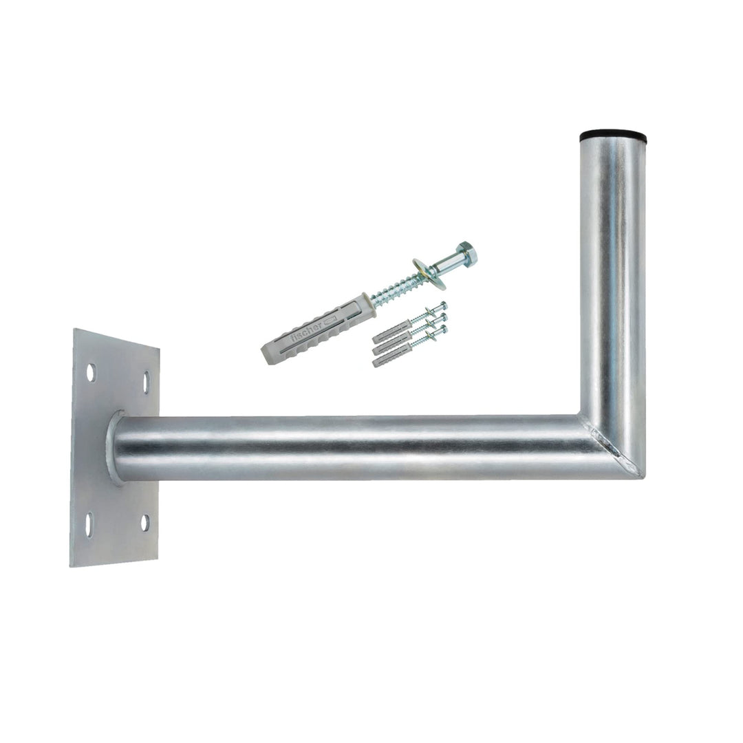Premium X 40cm Wandhalter Stahl verzinkt SAT Antenne Wandhalterung Wand Montage Halter Wandabstand 4