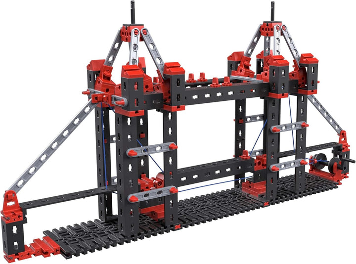 fischertechnik 564071 PROFI Statics-der Architektur Baukasten für Statik Grundlagen, Schwarz, 32 x 8