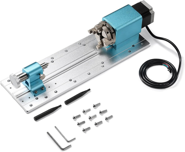 Genmitsu Rotationsmodul-Kit für PROVer XL 4030 V1/6050 Plus CNC-Fräsmaschine mit NEMA23 Planetengetr