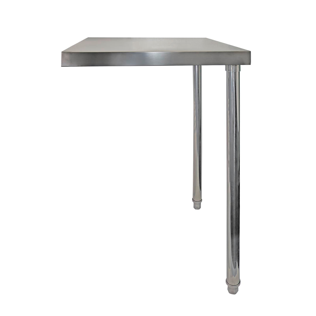 FIXKRAFT Edelstahl-Ecktisch Grill- oder Arbeitstisch Outdoor Gartenküche Regal-Verbindung