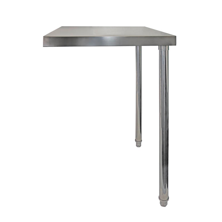 FIXKRAFT Edelstahl-Ecktisch Grill- oder Arbeitstisch Outdoor Gartenküche Regal-Verbindung