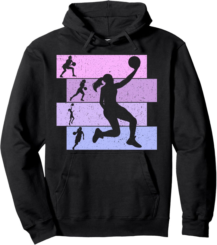 Basketball Mädchen Basketballerin Damen Kinder Pullover Hoodie