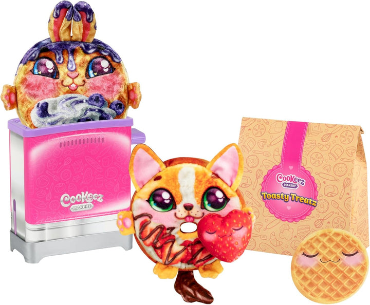 Cookeez Makery – Toast-Leckereien Toaster-Doppelpack. Mit duftendem Überraschungsplüschtier. Finde 2