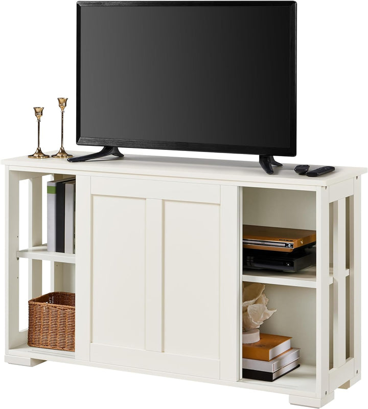 Yaheetech Sideboard Beistellschrank Kommode Esszimmerschrank Schrank mit Schiebetüren 106,7 * 33 * 6