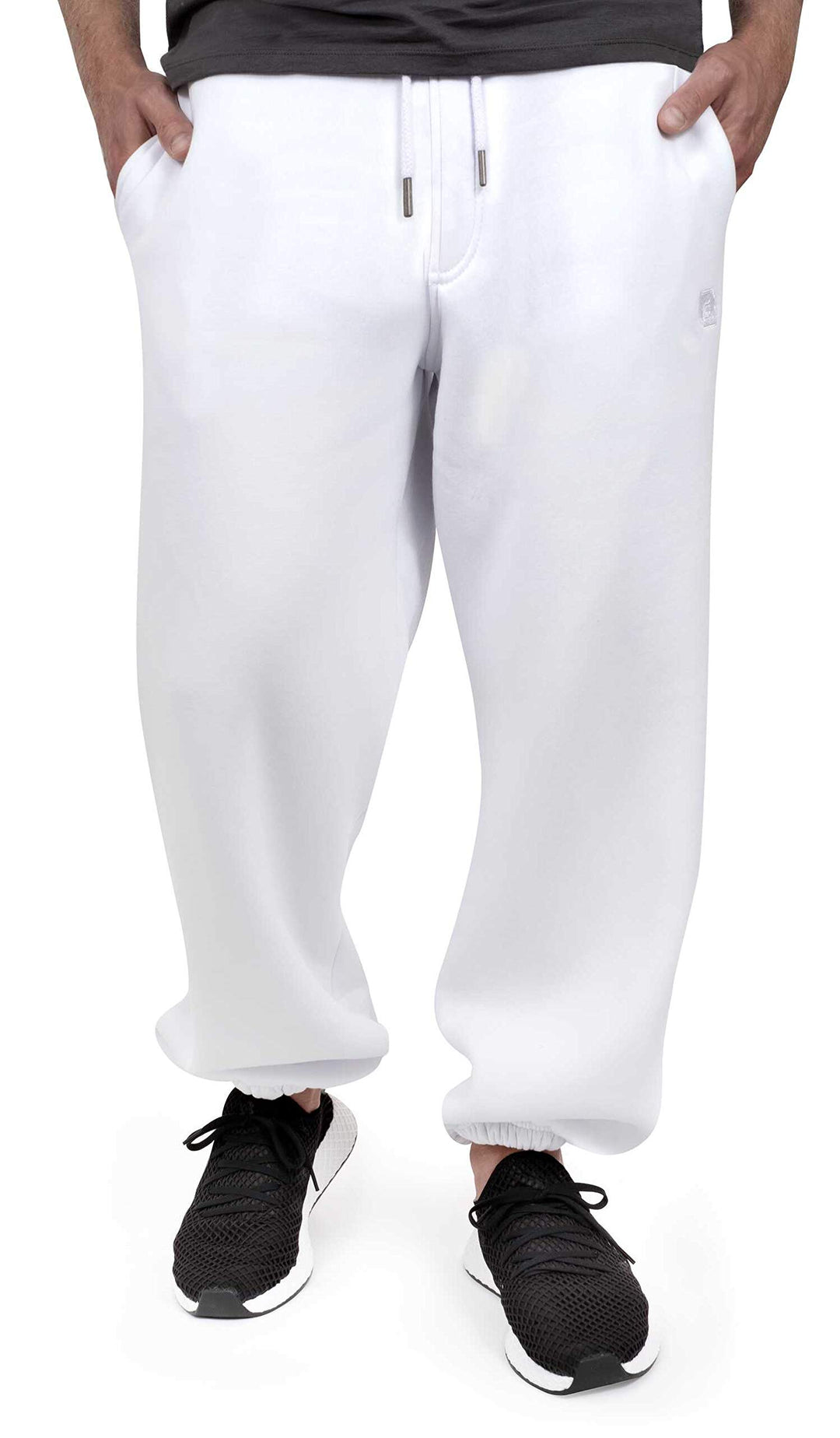 BACKSPIN Sportswear - Jogginghose Basic Farbe Wei§, Grš§e 4XL