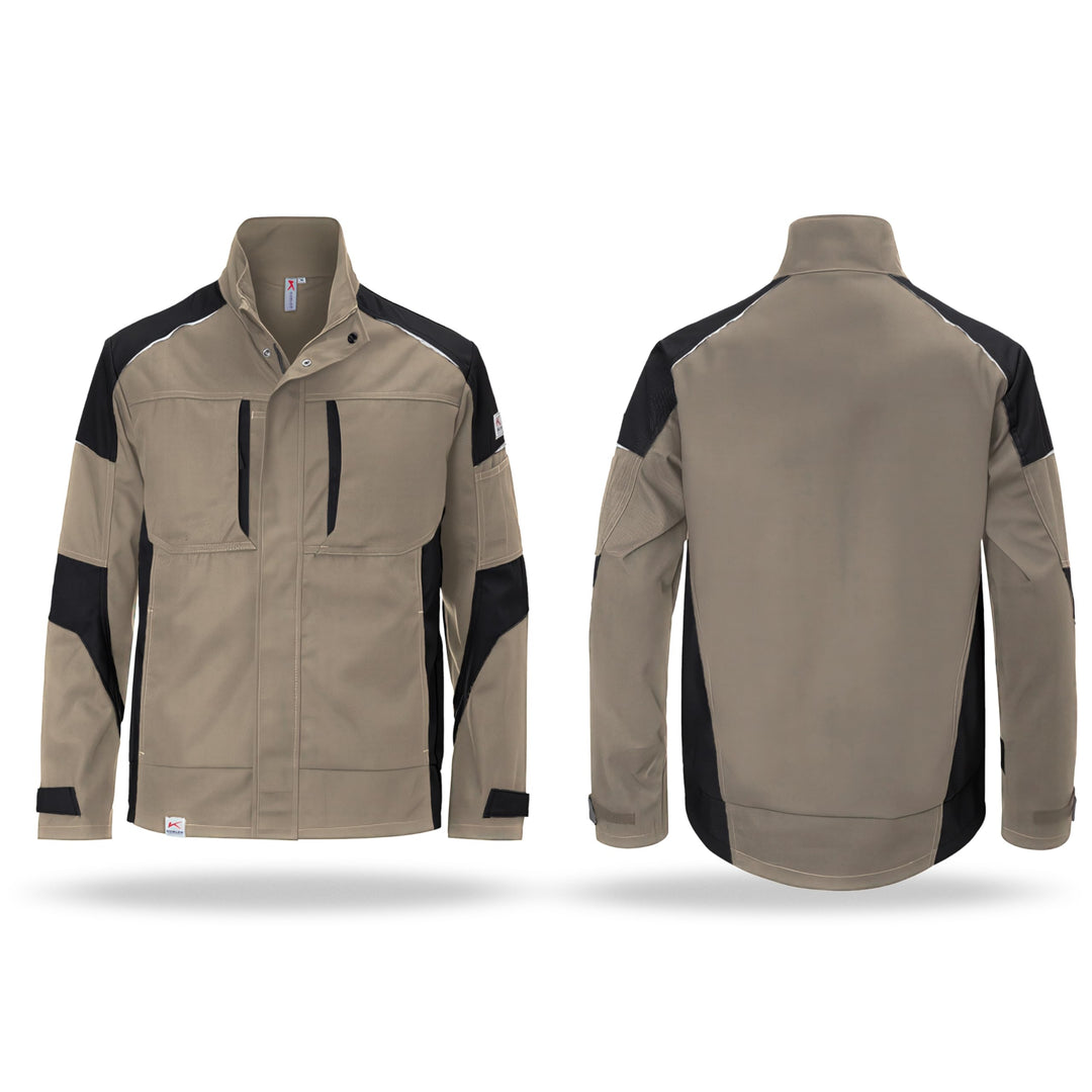KÜBLER Workwear KÜBLER ACTIVIQ Arbeitsjacke sandbraun/schwarz sandbraun/schwarz XS, sandbraun/schwar