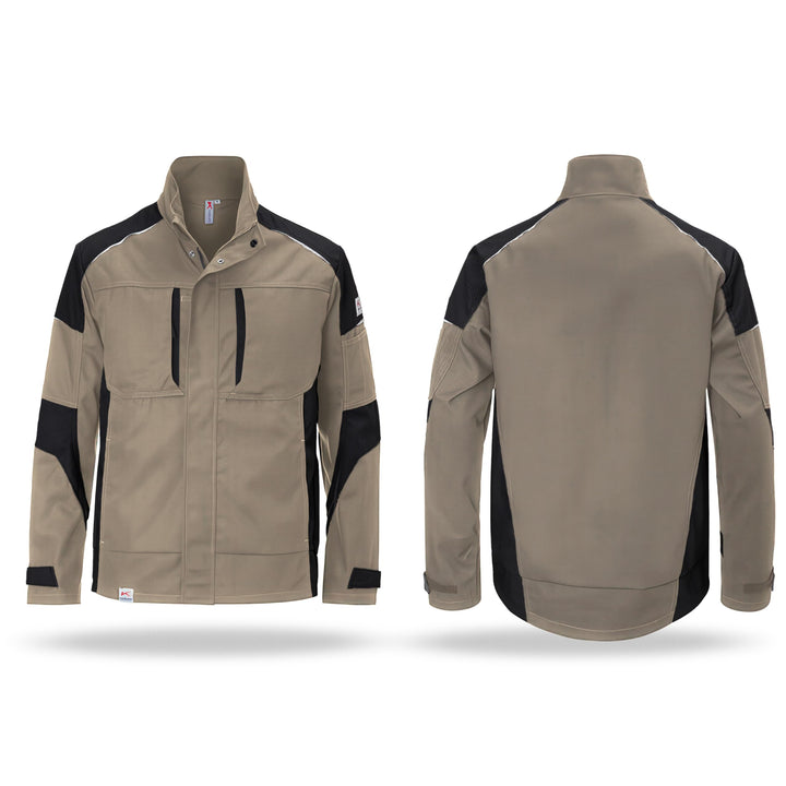 KÜBLER Workwear KÜBLER ACTIVIQ Arbeitsjacke sandbraun/schwarz sandbraun/schwarz XS, sandbraun/schwar