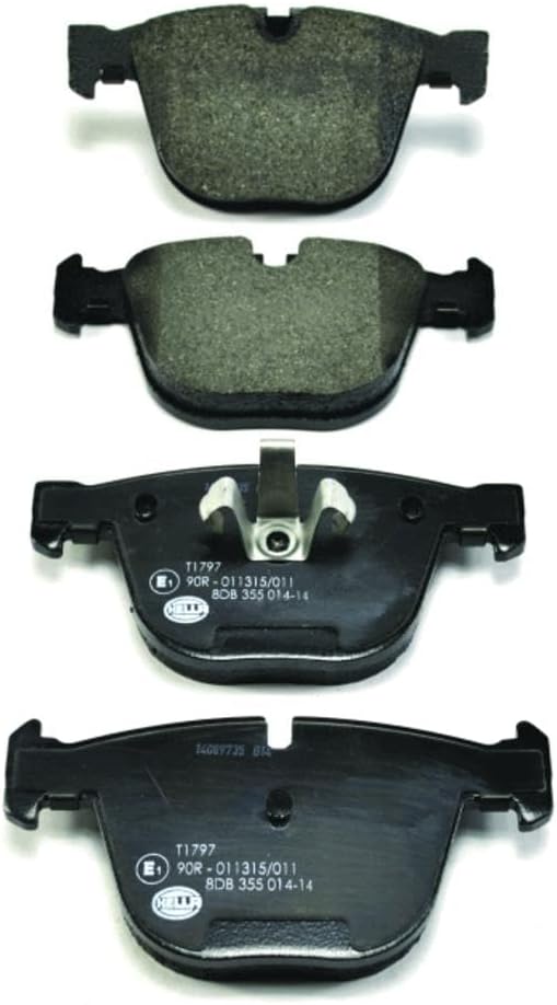 HELLA PAGID 8DB 355 014-141 Bremsbelagsatz - T1797 - Dicke/Stärke: 16.9mm - Bremssystem: Teves - für