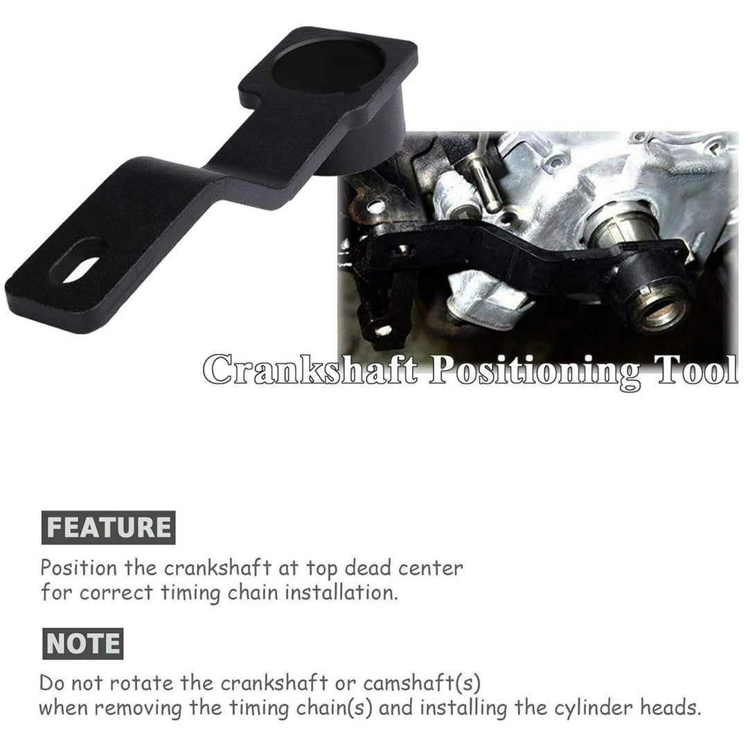 PUSOKEI 9Pcs / Set Cam Phaser Kurbelwellenposition Steuerkette Motorreparatur-Werkzeugsatz, für Ford