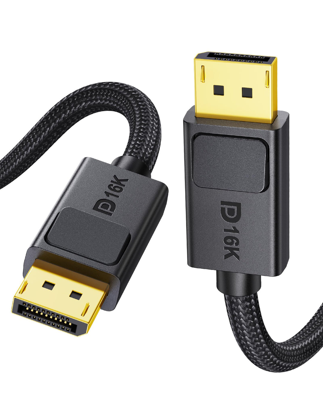 Silkland 54Gbps DisplayPort Kabel 2.1 5M, [8K@165Hz, 4K@480Hz 360Hz 240Hz] DP 2.1 Kabel 16K, DP54 HD