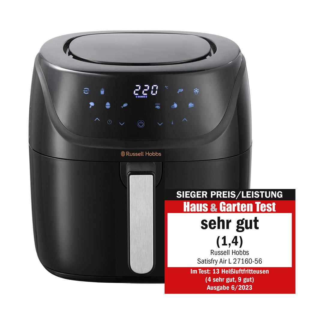 Russell Hobbs Heissluftfritteuse L 4l [7 Kochfunktionen|10 Programme] AirFryer (spülmaschinenfest, m