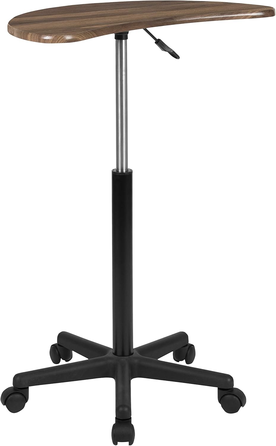 Flash Furniture Mobiler Laptop-Schreibtisch, Walnussholz Rustikaler Walnuss, Rustikaler Walnuss
