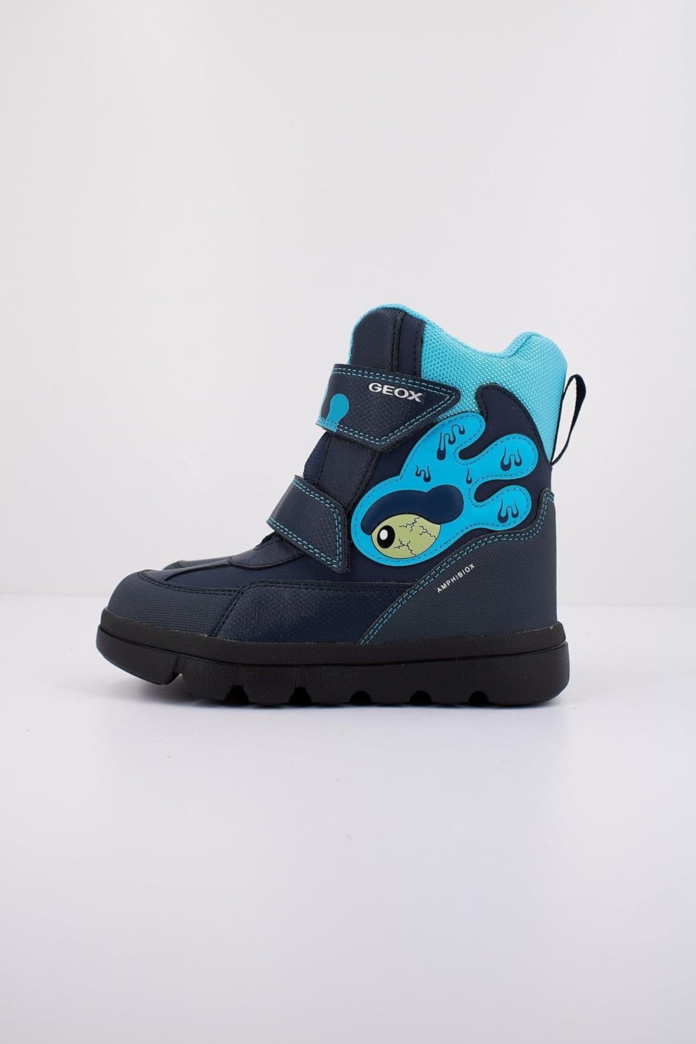 Geox Jungen J Willaboom Boy B Ab Ankle Boot 27 EU Navy Turquoise, 27 EU Navy Turquoise