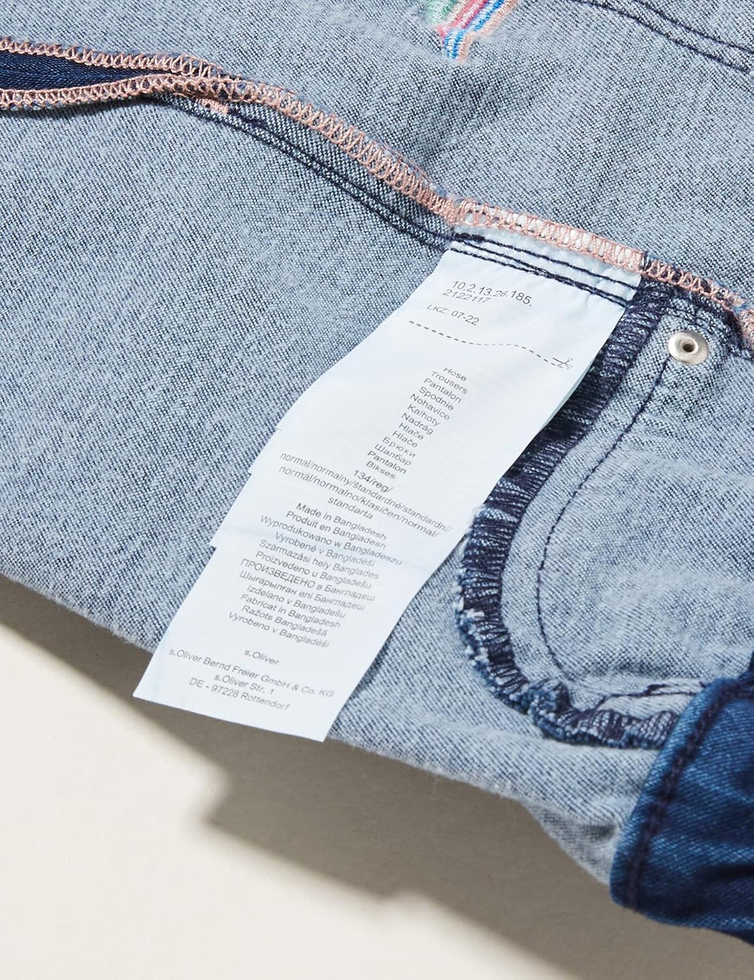 s.Oliver Mädchen Jeans, Fit Tregging 98 Slim Blau, 98 Slim Blau