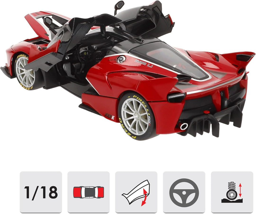 Bburago 18-16907R Ferrari FXX K Modellauto, Weiss