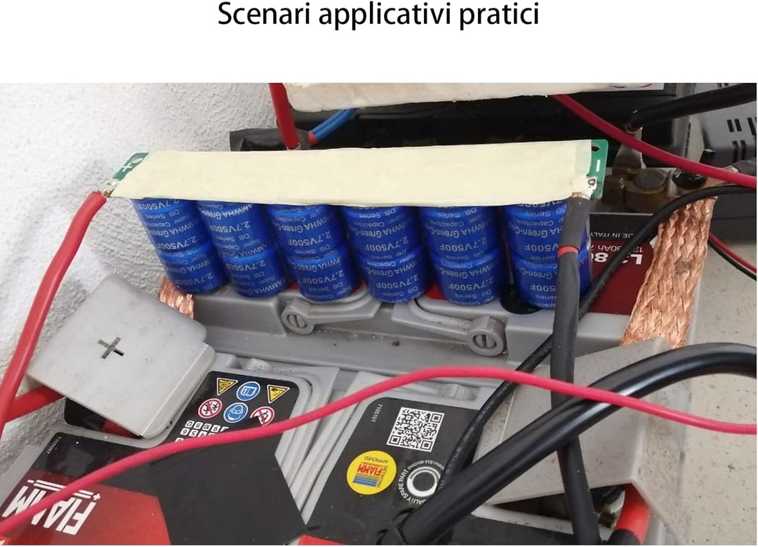 Telituny Super Farad Kondensator, 1 Satz 16V 83F Super Farad Kondensator Low ESR Kondensator mit Sch