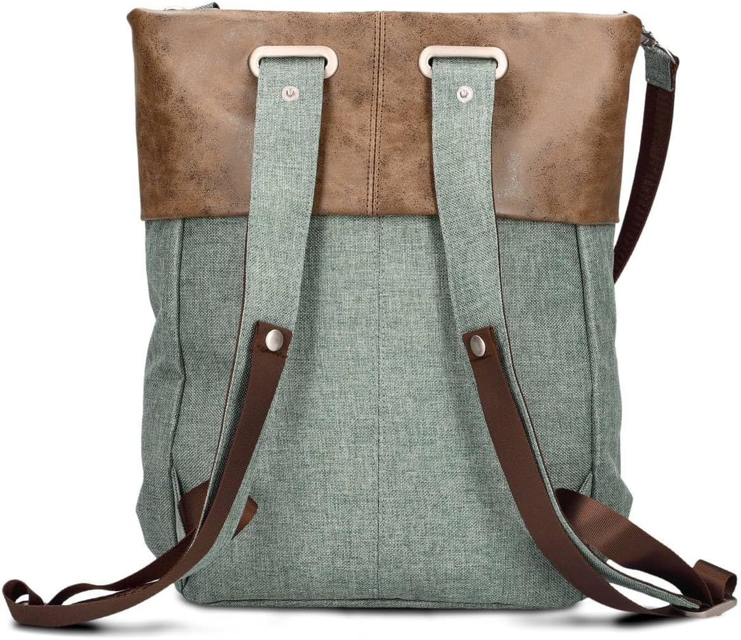 Zwei Damen Rucksack-Tasche Olli OR12 (7 Liter) Handtasche &amp; Rucksack 2-in-1 wasserabweisende Schulte