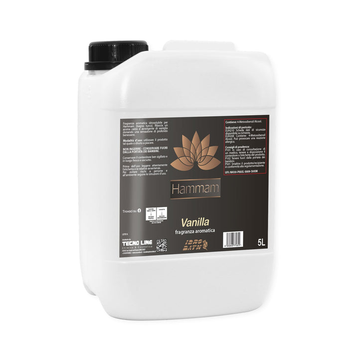 Duft Duftlampe Vanilla konzentrierte 5 lt. – Düfte für Sauna, Dampfbad und Hammam – Sofortiger Versa
