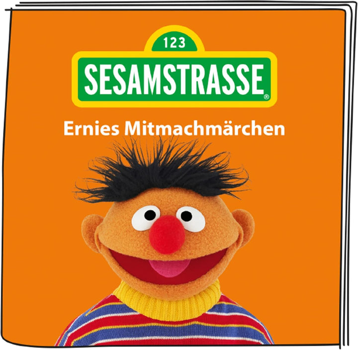 tonies Hörfigur für Toniebox, Sesamstrasse – Ernie, Hörspiel mit Liedern für Kinder ab 3 Jahren, Spi