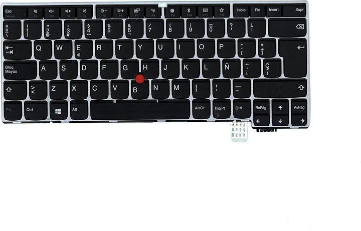 TellusRem ersatztastatur Spanisch Hintergrundbeleuchtung für Lenovo Thinkpad Thinkpad 13 Gen 2, T460