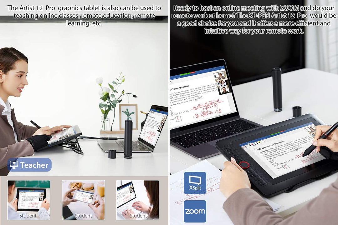 XP-PEN Artist 12 Pro Grafiktablett mit HD-IPS-Display, 11,6 Zoll (11,6 Zoll), Eingabestift mit 8192