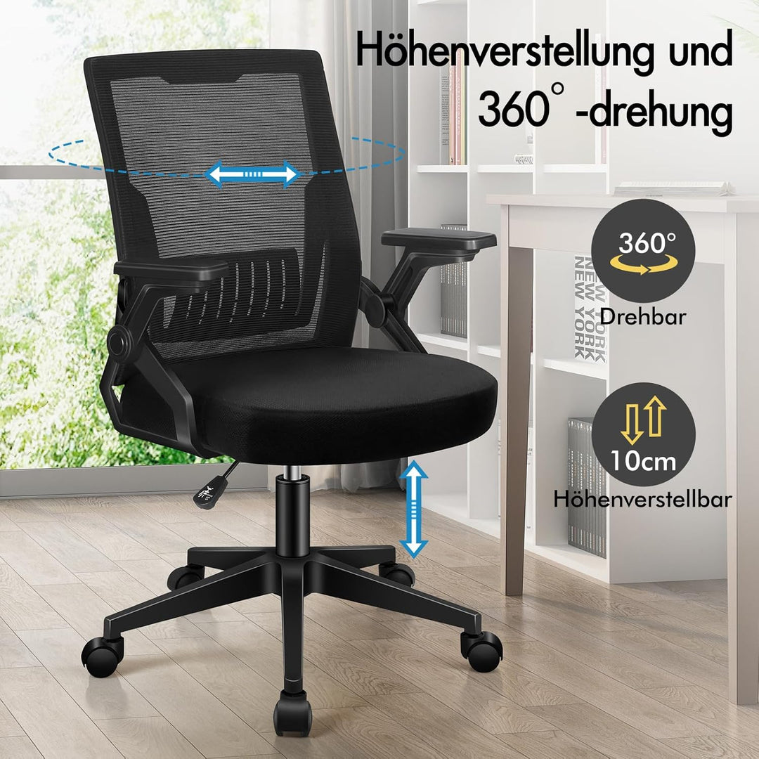 ALFORDSON Bürodrehstuhl, Hochlehner Netzstoff Gaming Sitz, Ergonomische Verstellbare Bequeme Armlehn