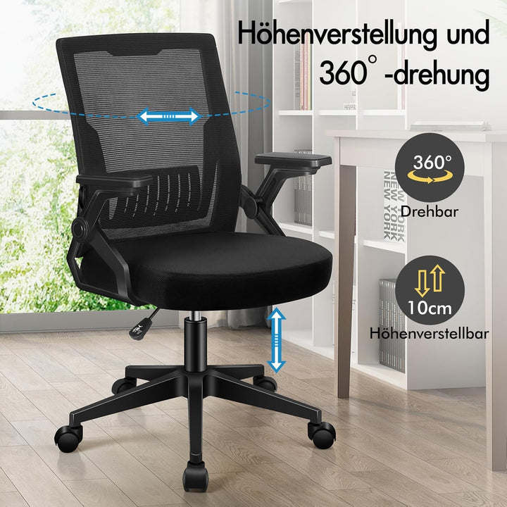 ALFORDSON Bürodrehstuhl, Hochlehner Netzstoff Gaming Sitz, Ergonomische Verstellbare Bequeme Armlehn