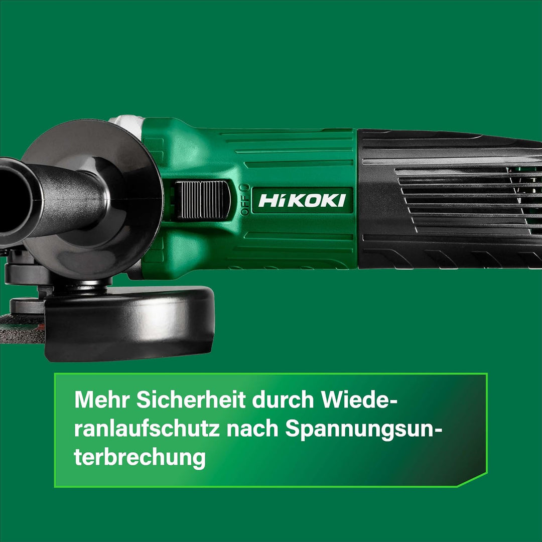 HIKOKI Winkelschleifer, G13STA Durchmesser 125 mm, 600 W, 230