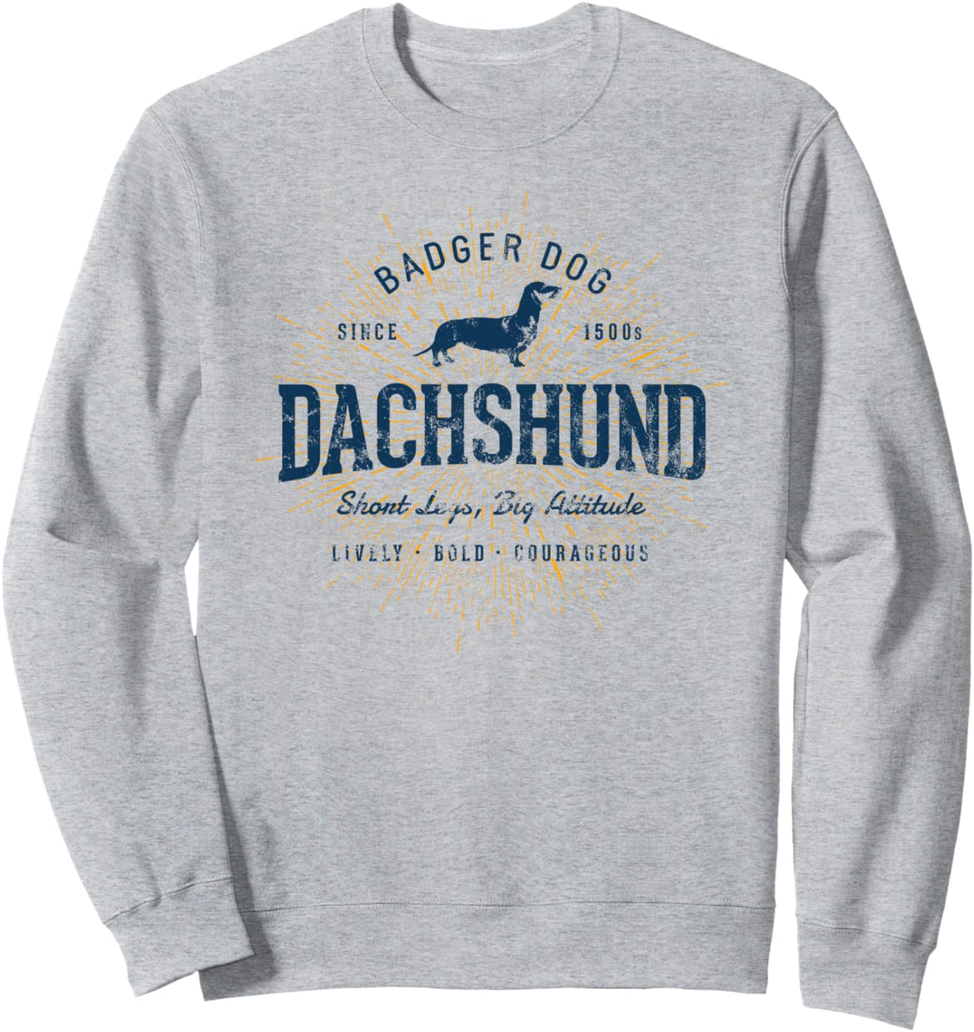 Dachshund Retro Vintage Dackel Sweatshirt