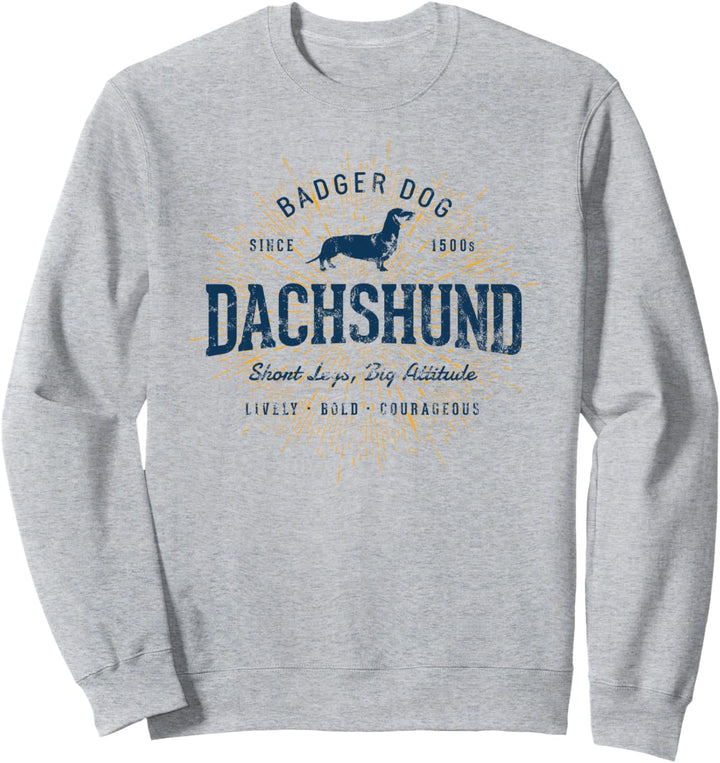 Dachshund Retro Vintage Dackel Sweatshirt