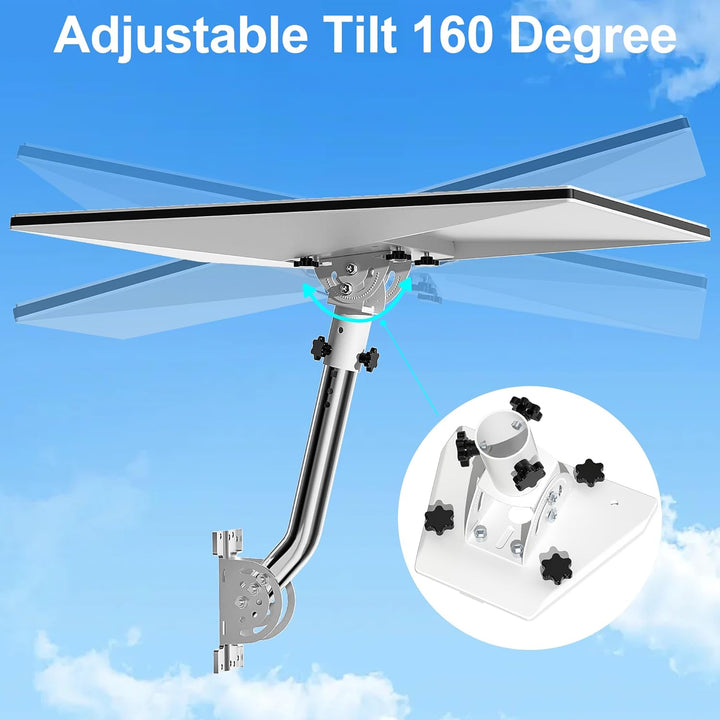 Starlink Halterung, Wandhalterung Standard Gen 3 für Starlink, 360° verstellbar, kompatibel mit Star