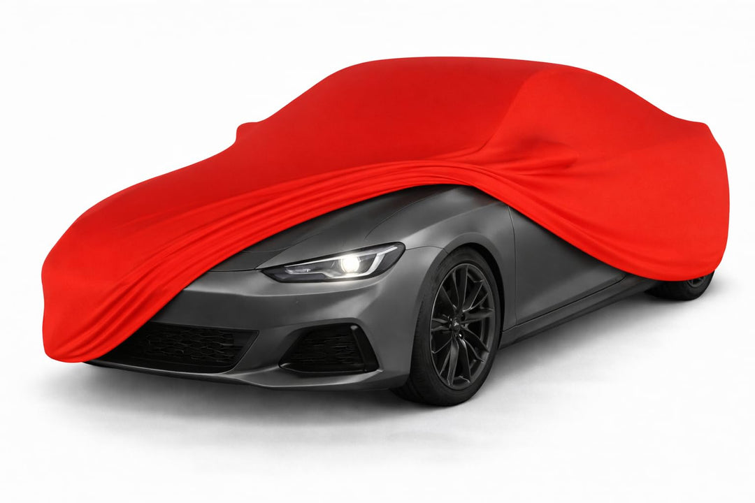 Car-e-Cover© Indoor Car Cover - Premium Autoabdeckung Perfect Stretch – Formanpassende, atmungsaktiv