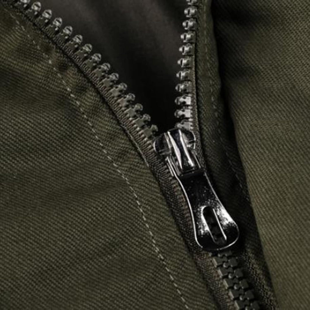 Herren üBergangsjacke Herbst Arbeitsjacke Braun Armee Feldjacke Herbstjacke Winddicht Leicht Winter