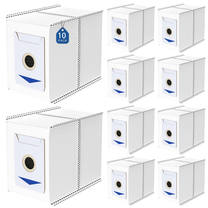 10 Stück Staubbeutel für Ecovacs Deebot T30 Pro Omni/ T30 Omni Saugroboter,Staubsaugerbeutel Ersatz