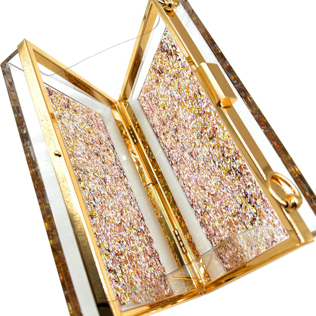 JeVenis Transparente Abendtaschen Transparente Kupplung Klarer Geldbeutel Clear Clutch Acryl Durchsi