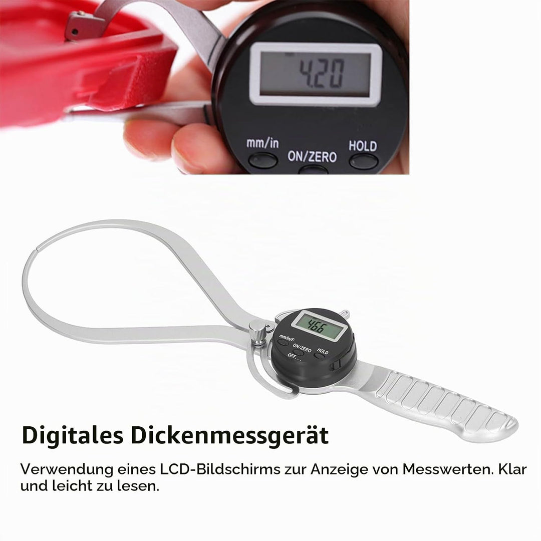 Digitales Dickenmessgerät, 200 mm/ 8 Zoll Digitaler Externer Messschieber Dickenmesser Elektronische