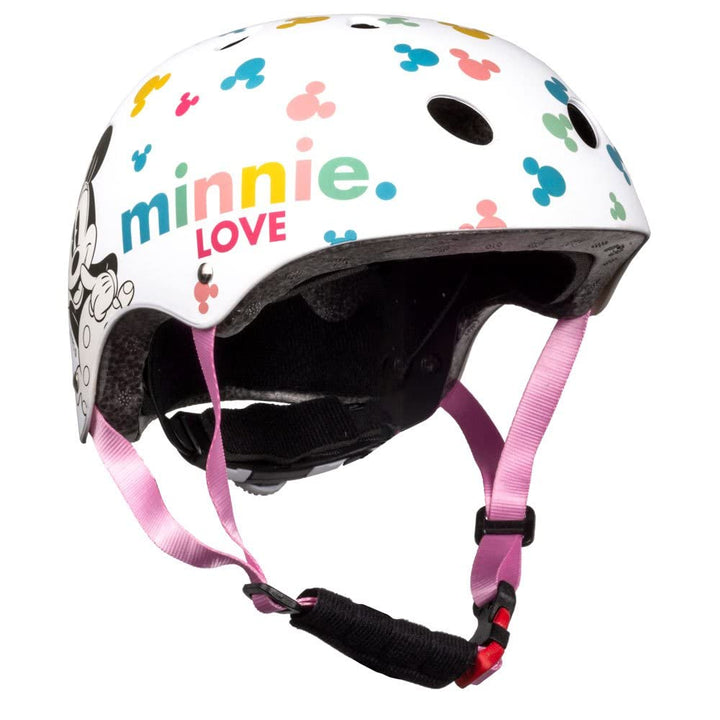 Seven Polska Mädchen Minnie Mouse Skaterhelm, weiss, M
