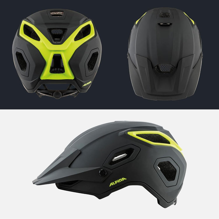 ALPINA COMOX - Widerstandsfähiger, Stossabsorbierender & Anpassbarer Enduro Fahrradhelm Mit kurzem S